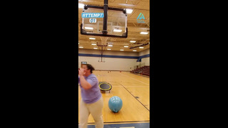 Woman Makes Epic Basketball Trick Shot | Don’t Quit | People Are Awesome #shorts