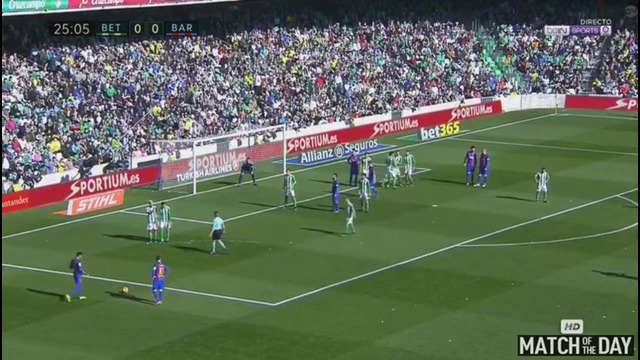 Real Betis vs Barcelona 1-1 – All Goals & Extended Highlights – La Liga 29012017