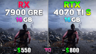 RX 7900 GRE vs RTX 4070 Ti SUPER – Test in 10 Games l Ray Tracing