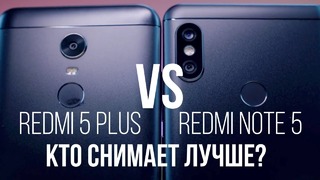 Сравнение камера Xiaomi Redmi Note 5 vs Redmi 5 Plus