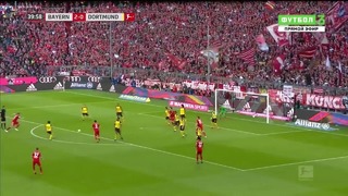 (HD) Бавария – Боруссия Д | Немецкая Бундеслига 2018/19 | 28-й тур