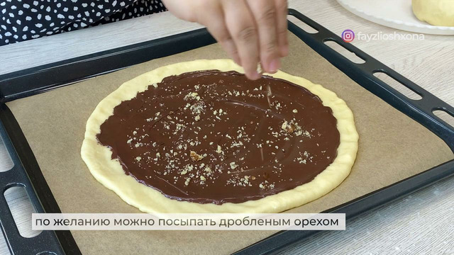 Original ko’rinishdagi Mazzali Bulochka / Пирог Цветок с Шоколадной начинкой