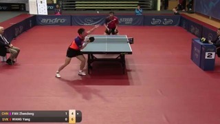 Polish Open 2015 Highlights- FAN Zhendong vs WANG Yang (1-4)