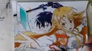 Drawing kirito & asuna