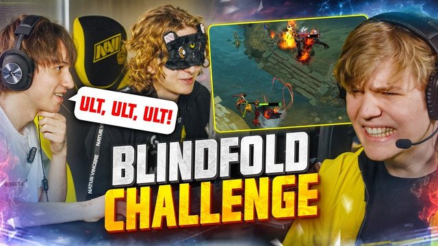 Blindfold Challenge | NAVI Dota 2