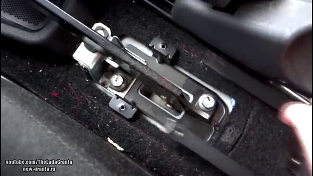 Lada Granta – установка подлокотника. HIGH