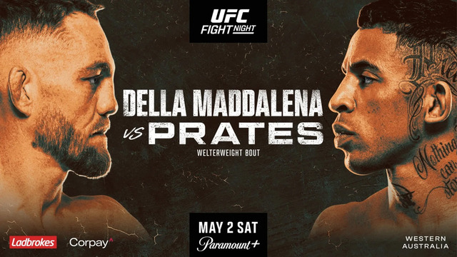 UFC Fight Night 275: Della Maddalena vs Prates (ОСНОВНОЙ КАРД) 02.05.2026 | Джек Делла Маддалена — Карлос Пратес