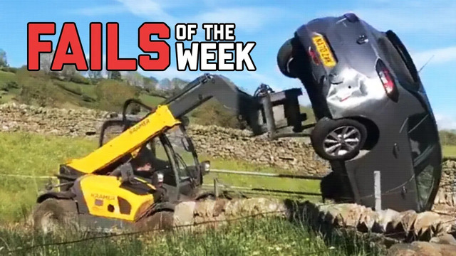 Angry Farmer Flips Car Off His Land – Fails Of The Week | FailArmy