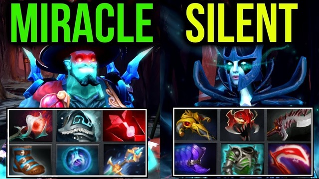 Dota 2 Miracle- Silent vs 633 Miposhka – Typical Top MMR Game! Rough Start
