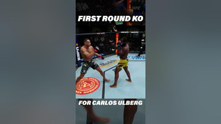 First Round KNOCKOUT For Carlos Ulberg