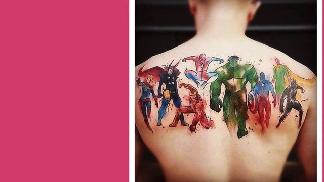 Потрясающие Татуировки По Мотивам Вселенной Marvel