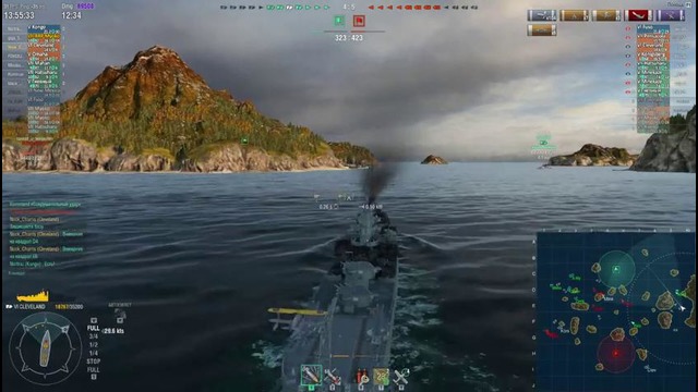 Cleveland, World of warships