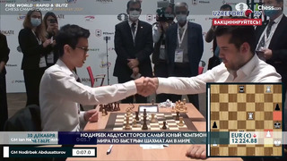 Шахматы: Нодирбек Абдусатторов стал самым молодым чемпионом мира по рапиду в истории