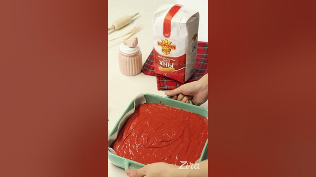 Пирожное «Красный бархат»