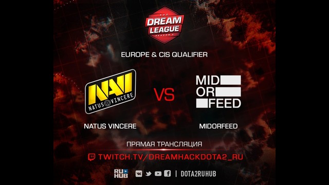DreamLeague Season 8 – Natus Vincere vs MidOrFeed (Game 1)