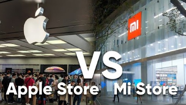 Сравнение Apple Store против Xiaomi Mi Store