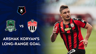 Arshak Koryan’s Long-Range Goal against FC Krasnodar | RPL 2020/21