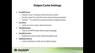 ASP.NET MVC 3 – OutputCache Settings
