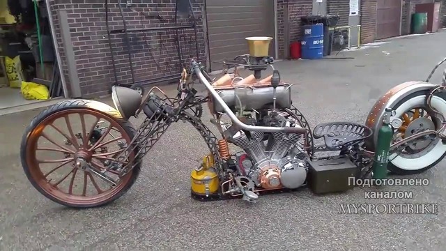 Сумасшедшие Мотоциклы стилей Стимпанк (Steampunk ) и Рэтбайк (RatBike)