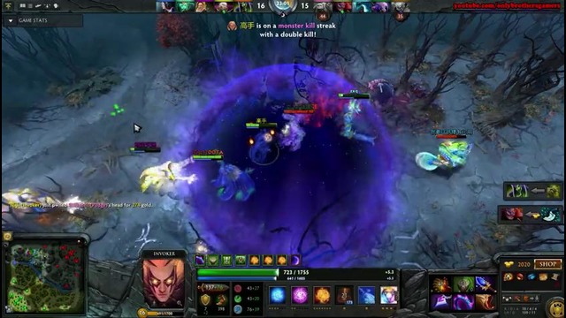 Dota 2 pro invoker gameplay – agressif