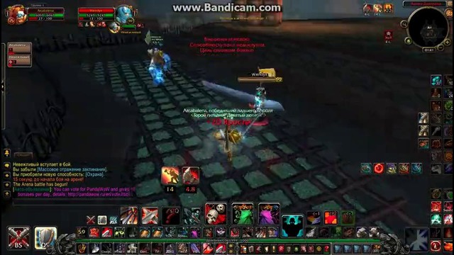 World of Warcraft | Double warriors v.s. awarrior – rogue | pandawow 5.4.8 x10