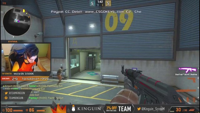 CSGO – Team Kinguin ScreaM playing de train (06.07.2015)