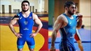 Мощная подготовка российского борца