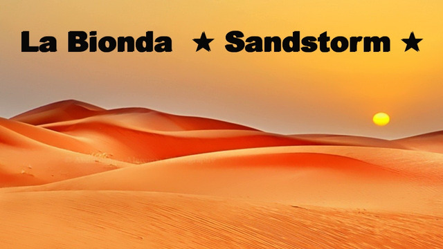 La Bionda – Sandstorm (instrumental version)