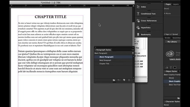 Создание книги в Adobe InDesign CC 2014 на английском