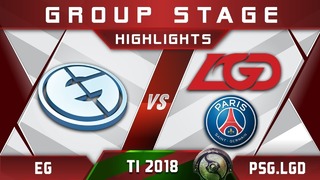 Highlights EG vs PSG.LGD (3 день)TI8 The International 2018 17.08.2018