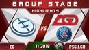 Highlights EG vs PSG.LGD (3 день)TI8 The International 2018 17.08.2018