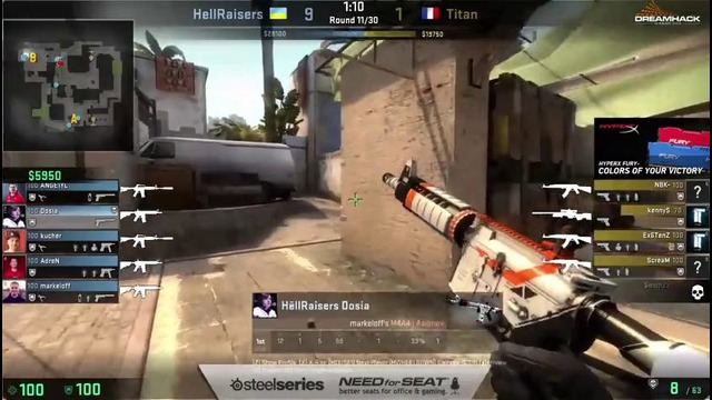 Dreamhack Summer 2014: HellReisers vs TITAN (de mirage) HQ