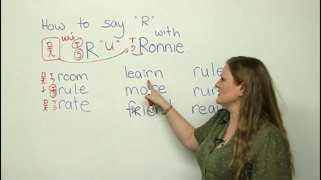 Pronunciation – How to make the ‘R’ sound in English
