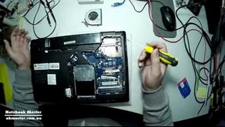 Как разобрать ноутбук Lenovo G575 и почистить его от пыли