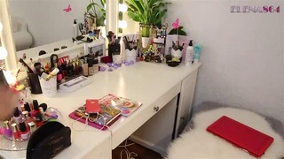 Room tour. Make-up collection