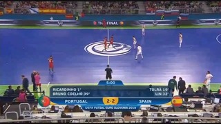 (HD) Португалия – Испания | Футзал. ЕВРО-2018 | Финал | Обзор матча