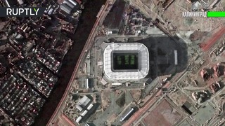 Взгляд из космоса: спутник запечатлел 12 стадионов, которые примут матчи ЧМ-2018