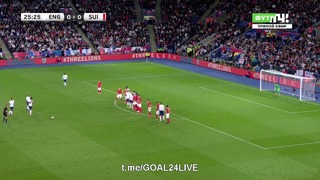 Англия – Швейцария | Товарищеские матчи 2018