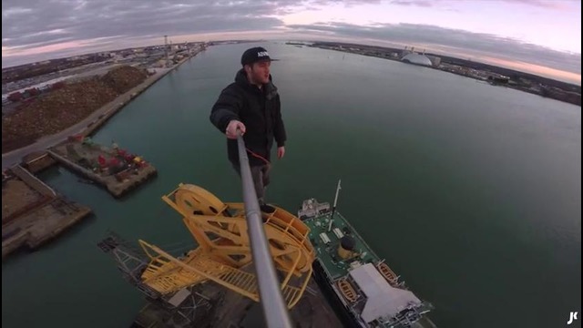 James Kingston: Climbing an Old Abandoned Crane | POV Adventures