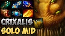 Bulldog Sand King Crixalis SOLO MID Dota 2