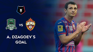 Dzagoev`s goal in the match against FC Krasnodar | RPL 2015/16