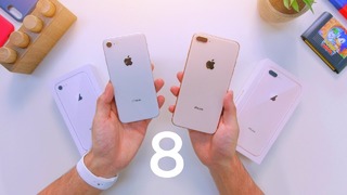 Early iPhone 8 vs 8 Plus Unboxing & Comparison