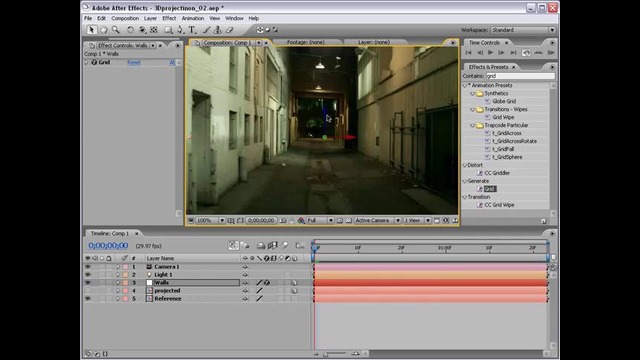 Видеоурок по After Effects Проектирование 3D камеры часть 2