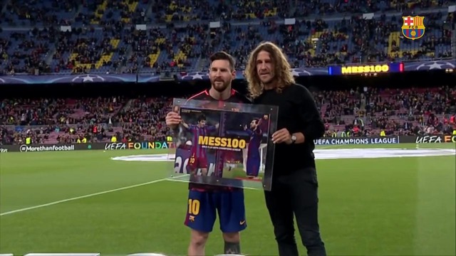 BARÇA 4-1 ROMA | Celebrating Messi’s 100 UCL goals