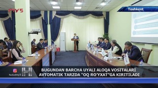 Barcha uyali aloqa vositalari avtomatik tarzda "oq ro’yxat"ga kiritiladi