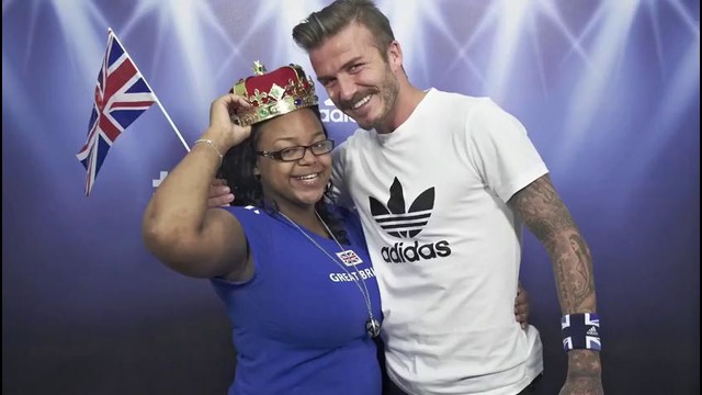 David Beckham pops up – Adidas