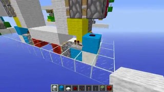Minecraft – Механизмы – Компактная дверь – воронка 4х4