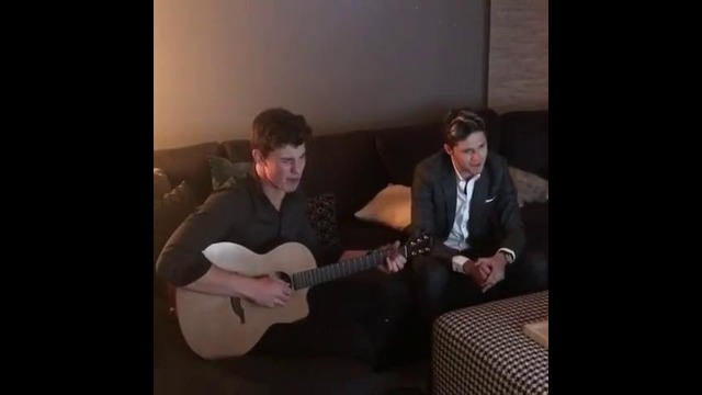 Shawn Mendes & Niall Horan sing Mercy at AMAs 2016