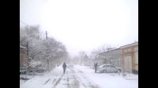 Снег в городе ургенч