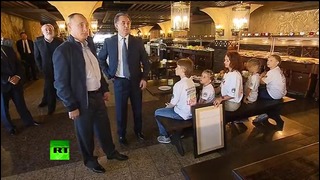 Путин в Сочи встретился с юными спортсменами
